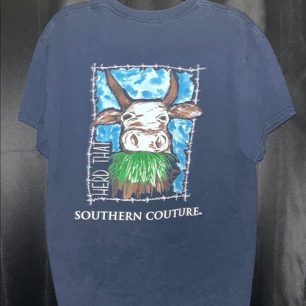 Navy Blue Graphic Tee
